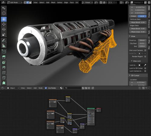 Railgun Prototype in 2.8 Eevee preview image
